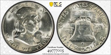 1951-S 50C MS63
