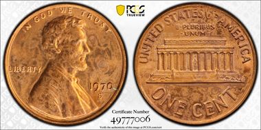 1970-S 1C Large Date N1BN