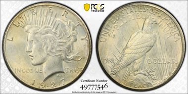1927 $1 MS63