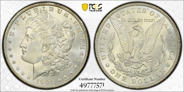 1901-O $1 MS66