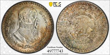 1965-Mo Peso KM-459 MS67