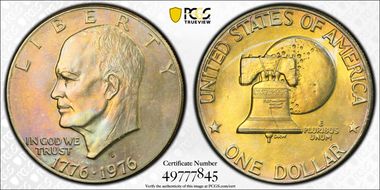 1976-D $1 Type 2 MS67