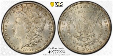 1891-S $1 MS64