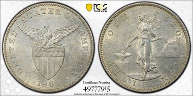 1903-S Peso KM-168  Ag N1