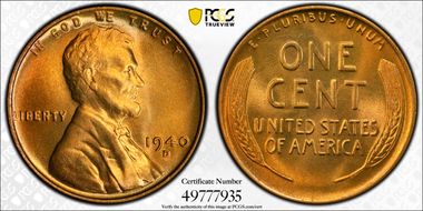 1940-D 1C MS68RD