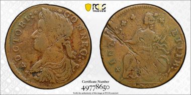 1787 CT 1/2P DB Left, Miller 48-g.5 VF25BN