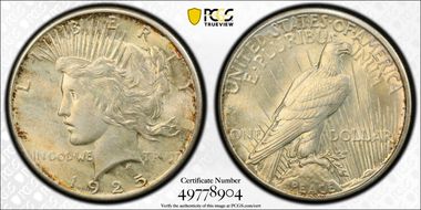 1925 $1 MS65