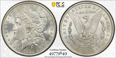 1884-O $1 MS64