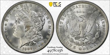 1884-O $1 MS66