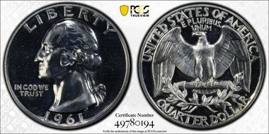 1961 25C PR64