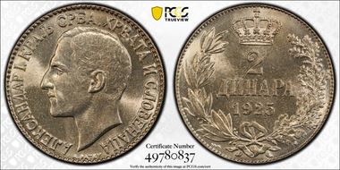 1925 2 Din KM-6 Poissy MS66