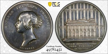 (c.1830) Medal Eimer-1240 Ag Var Victoria Winchester College SP58