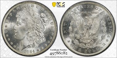 1884-O $1 MS65