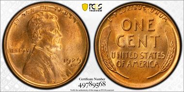 1929-D 1C MS66RD