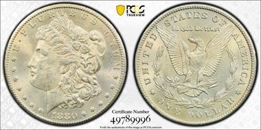 1880-CC $1 MS62