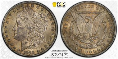 1889 $1 MS62