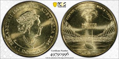 2024 $1 Wests Tigers - NRL MS68