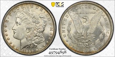 1889 $1 MS64