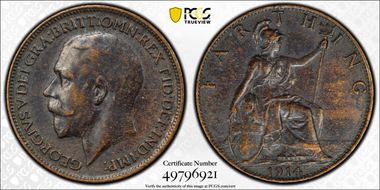 1914 1/4D S-4059 Blackened finish AU58