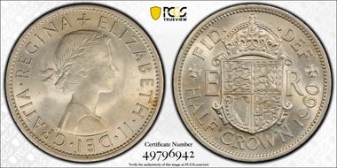 1960 1/2 Cr S-4145 MS65