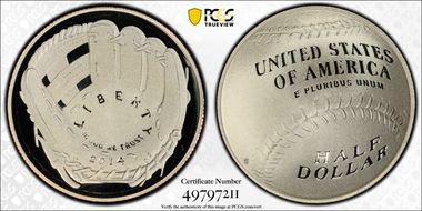 2014-S 50C Baseball Hall of Fame PR69DCAM