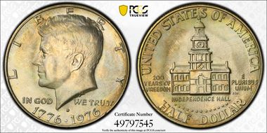 1976-D 50C Clad MS67