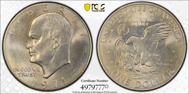 1971 $1 MS65