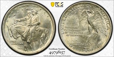 1925 50C Stone Mountain MS65