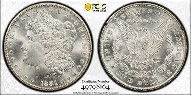 1881-CC $1 GSA Hoard MS66