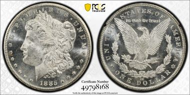 1885-CC $1 GSA Hoard MS63PL