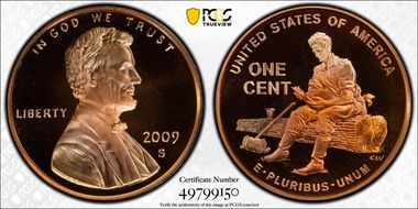 2009-S 1C Lincoln-Formative Years PR69DCAM