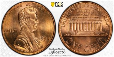 1994 1C MS67RD
