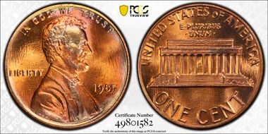 1985 1C MS67RD