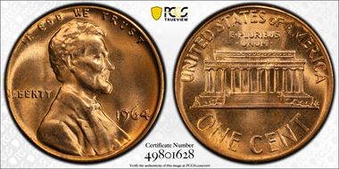 1964 1C MS66+ RD