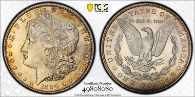 1890 $1 MS65
