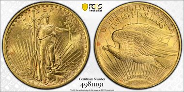 1922 $20 MS61