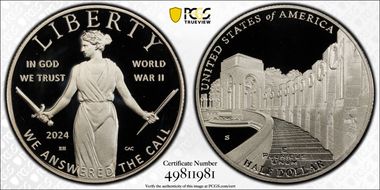 2024-S 50C Greatest Generation First Strike PR69DCAM