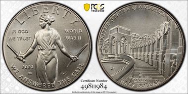 2024-D 50C Greatest Generation First Strike MS69