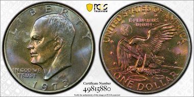 1973-D $1 MS66