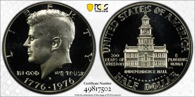 1976-S 50C Silver PR69DCAM