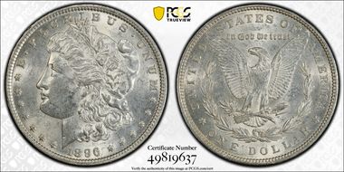 1896 $1 AU55