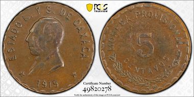 1915 5C KM-718 AU58BN