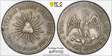 1914 Peso KM-622 XF40