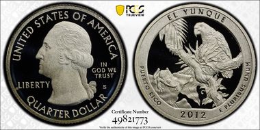 2012-S 25C El Yunque NP - Silver PR69DCAM