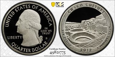 2012-S 25C Chaco Culture NP- Silver PR70DCAM
