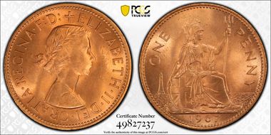 1967 1D S-4157 MS64RD