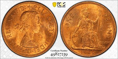 1965 1D S-4157 MS64RD