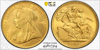 1901-S Sov S-3877 MS63