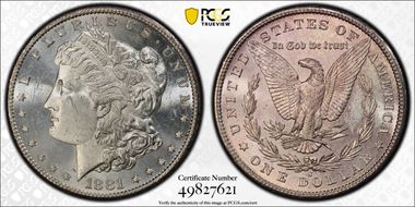 1881-S $1 MS63