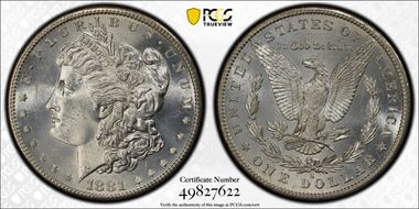 1881-S $1 MS64